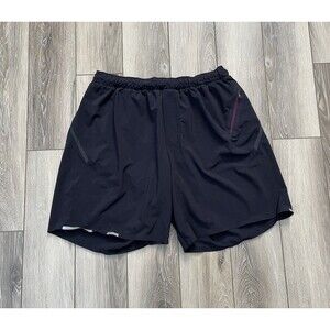 Lululemon Surge Lined Running Shorts 7” Inseam Gray/Purple Gym Yoga Men’s Sz M